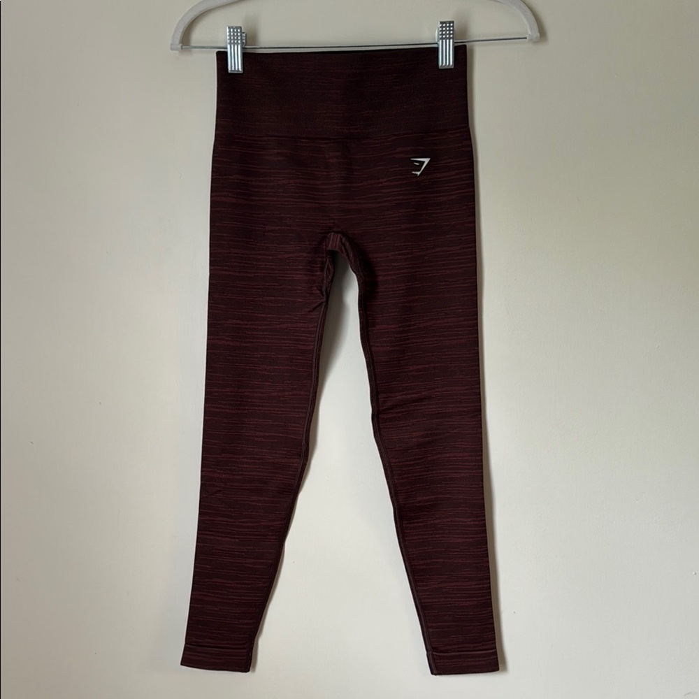 Gymshark Brown Leggings Streamlined Athletic Wear - Picture 4 of 9